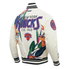 Mens New York Knicks Paradise Rib Satin Jacket