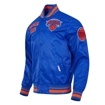 Mens New York Knicks Classic Retro Satin Jacket
