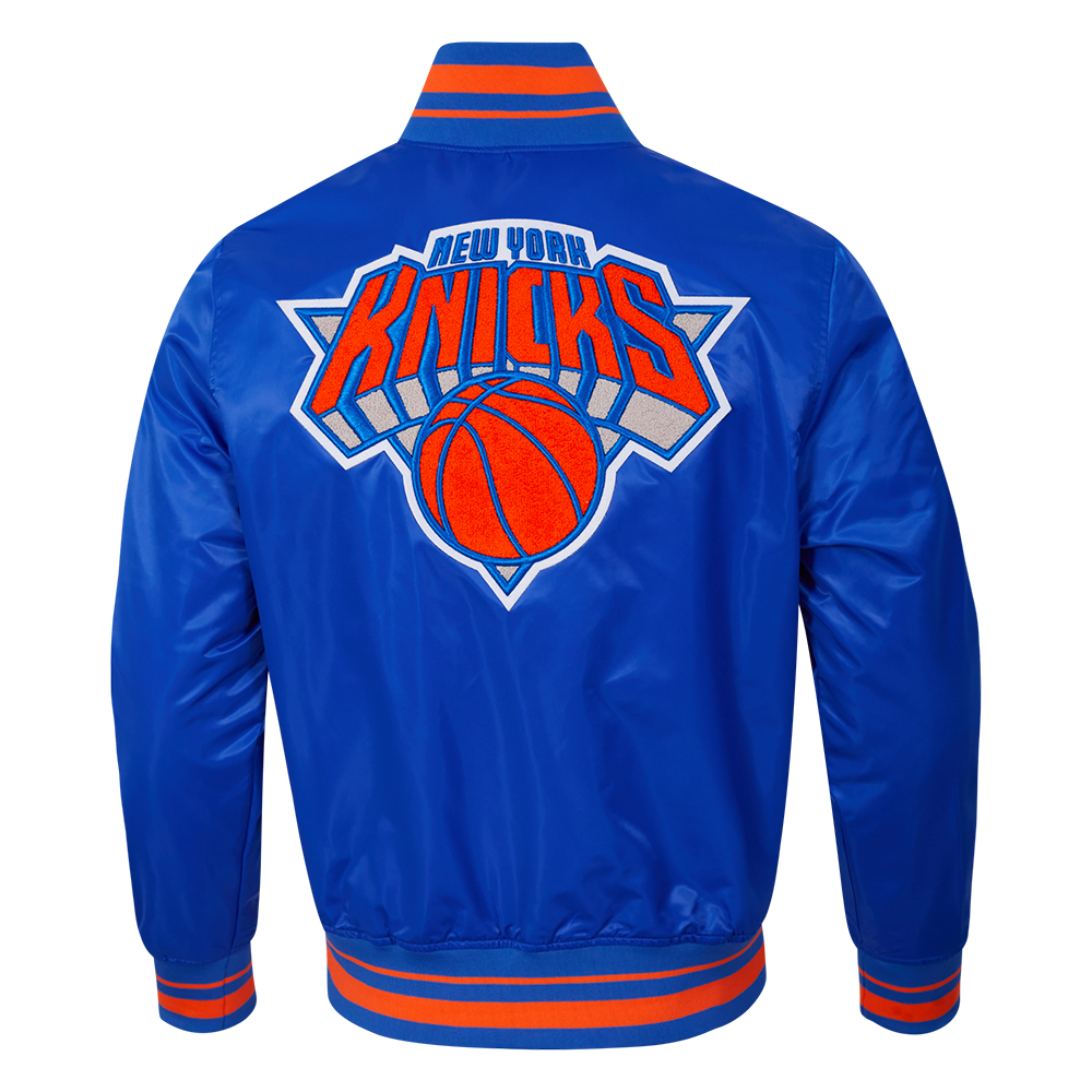 Mens New York Knicks Classic Retro Satin Jacket