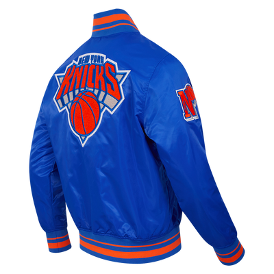 Mens New York Knicks Classic Retro Satin Jacket