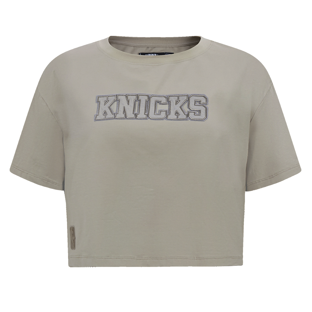 Womens New York Knicks Classic Neutral Boxy T-Shirt