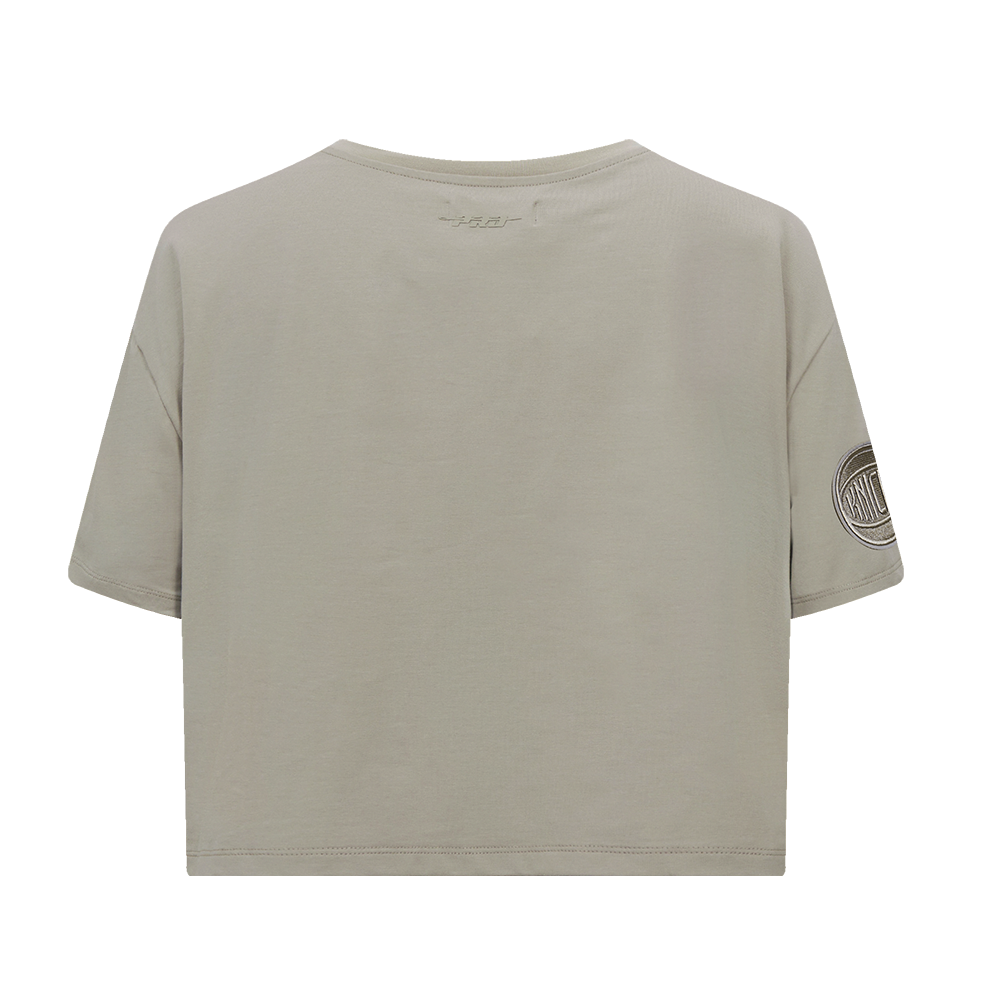 Womens New York Knicks Classic Neutral Boxy T-Shirt
