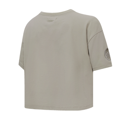 Womens New York Knicks Classic Neutral Boxy T-Shirt