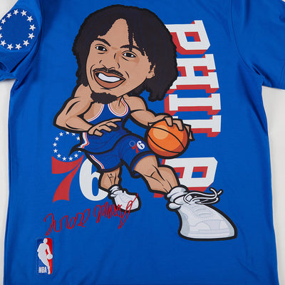 Mens Philadelphia 76ers Tyrese Maxey Remix Avatar T-Shirt