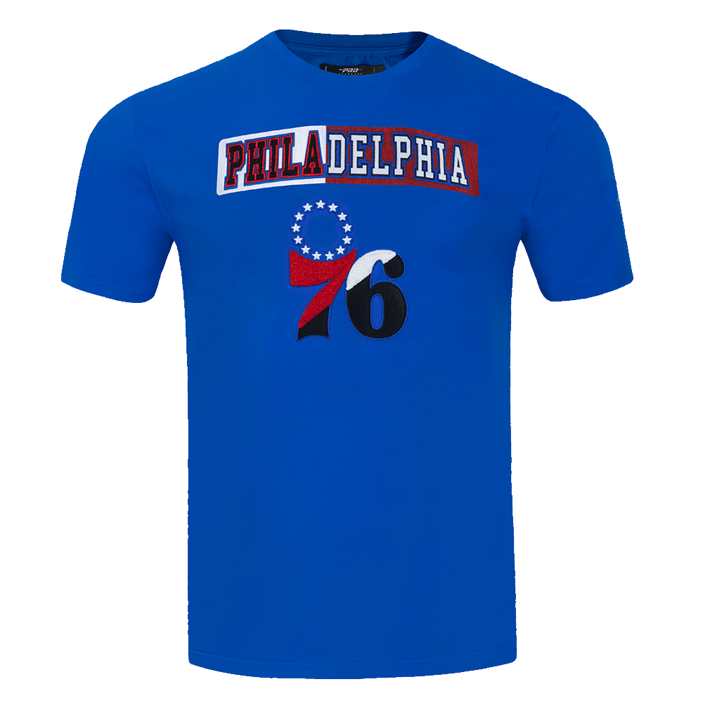 Mens Phalidelhpia 76ers Split Logo T-Shirt