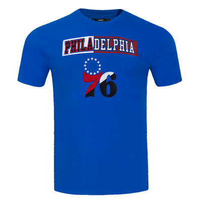 Mens Phalidelhpia 76ers Split Logo T-Shirt