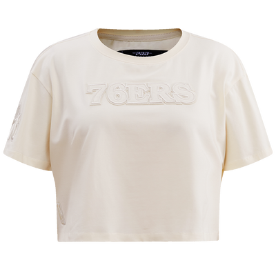 Womens Philadelphia 76ers Classic Neutral Boxy T-Shirt