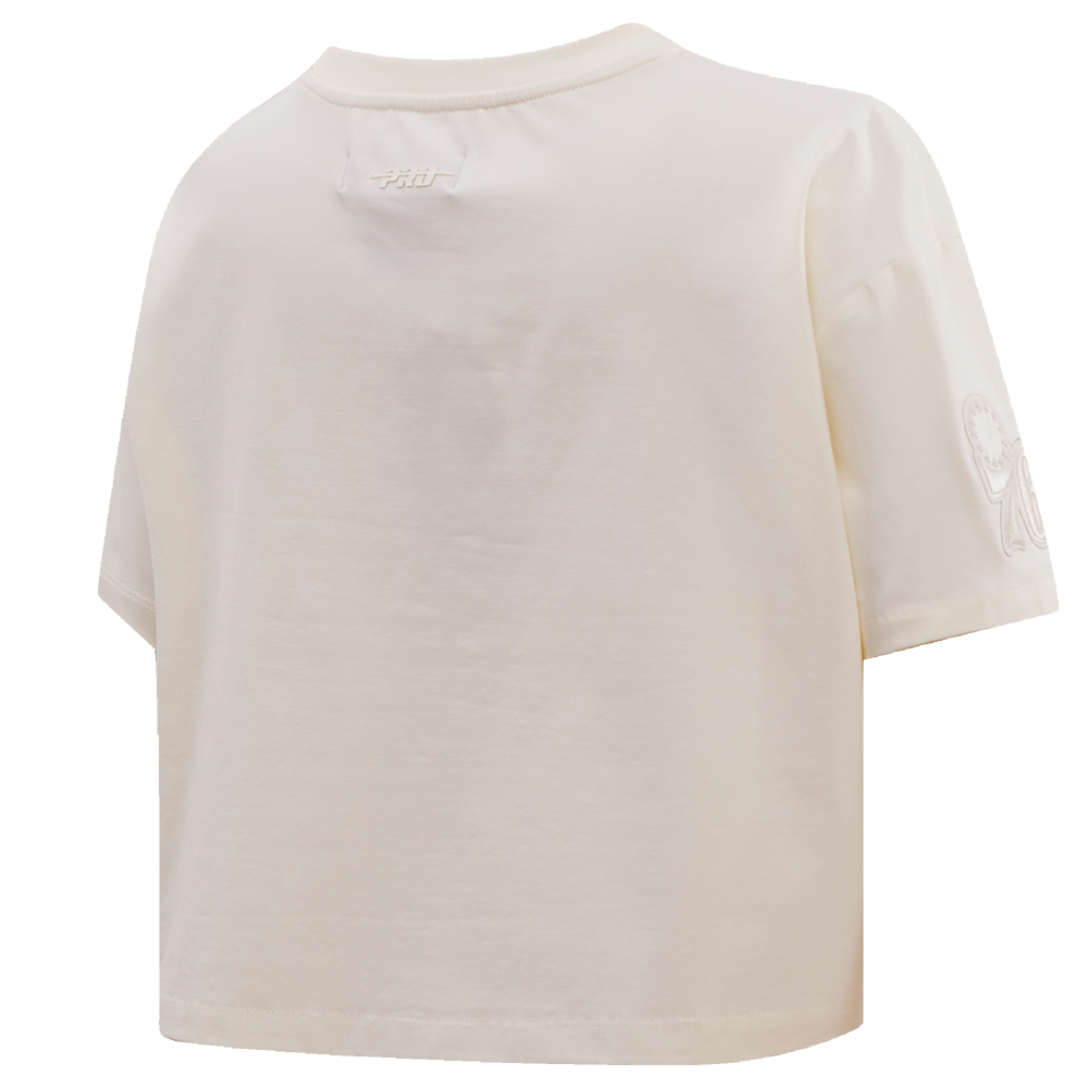 Womens Philadelphia 76ers Classic Neutral Boxy T-Shirt