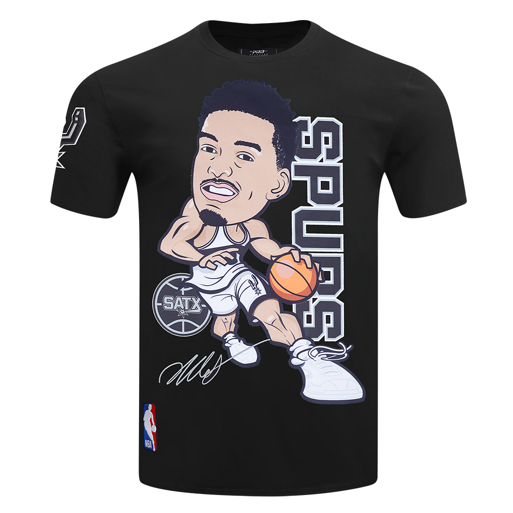 Mens San Antonio Spurs Wembanyama Remix Avatar T-Shirt