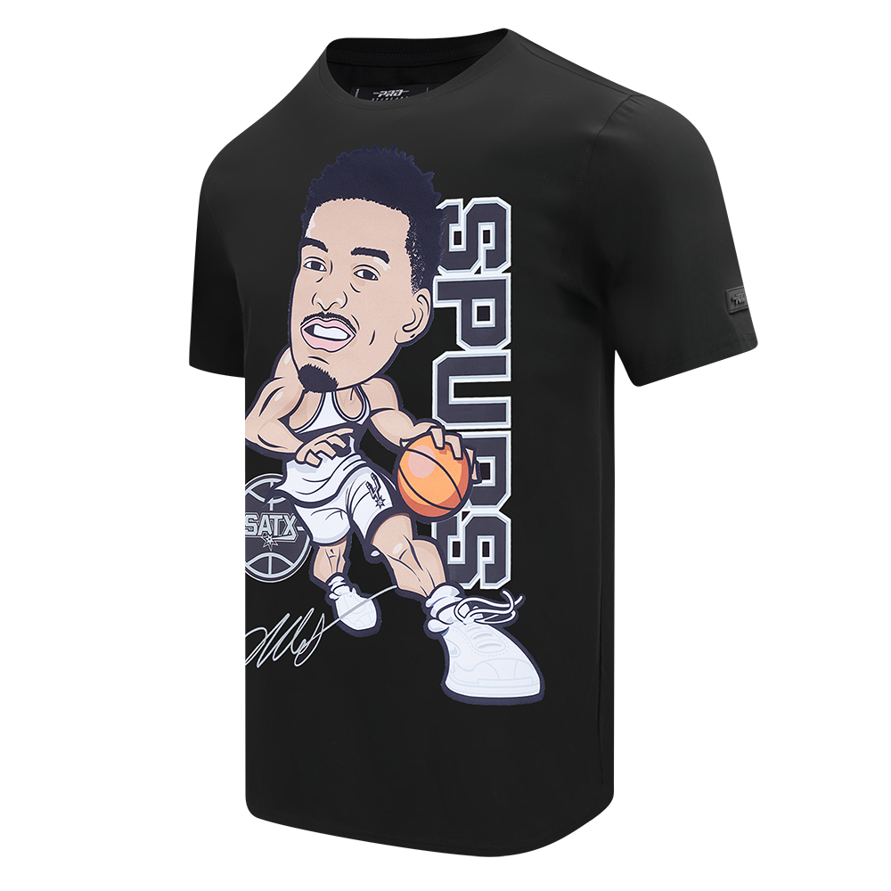 Mens San Antonio Spurs Wembanyama Remix Avatar T-Shirt