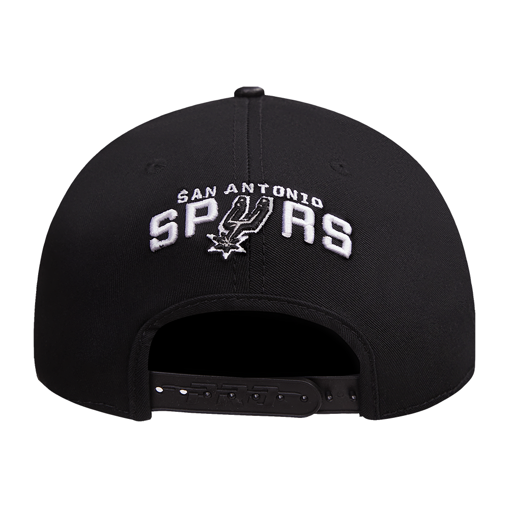 Mens San Antonio Spurs Classic Logo Snapback Cap