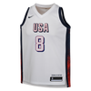 Mens Kawhi Leonard USA Home White Jersey