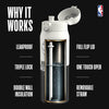 Brooklyn Nets 50 Series 750ml Insulated Water Bottle