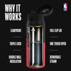 Chicago Bulls 50 Series 750ml Insulated Water Bottle