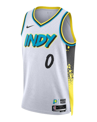 Mens Indiana Pacers Tyrese Haliburton CE 24 Jersey