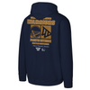 Junior Golden State Warriors Brushed Back Fleece Hoodie