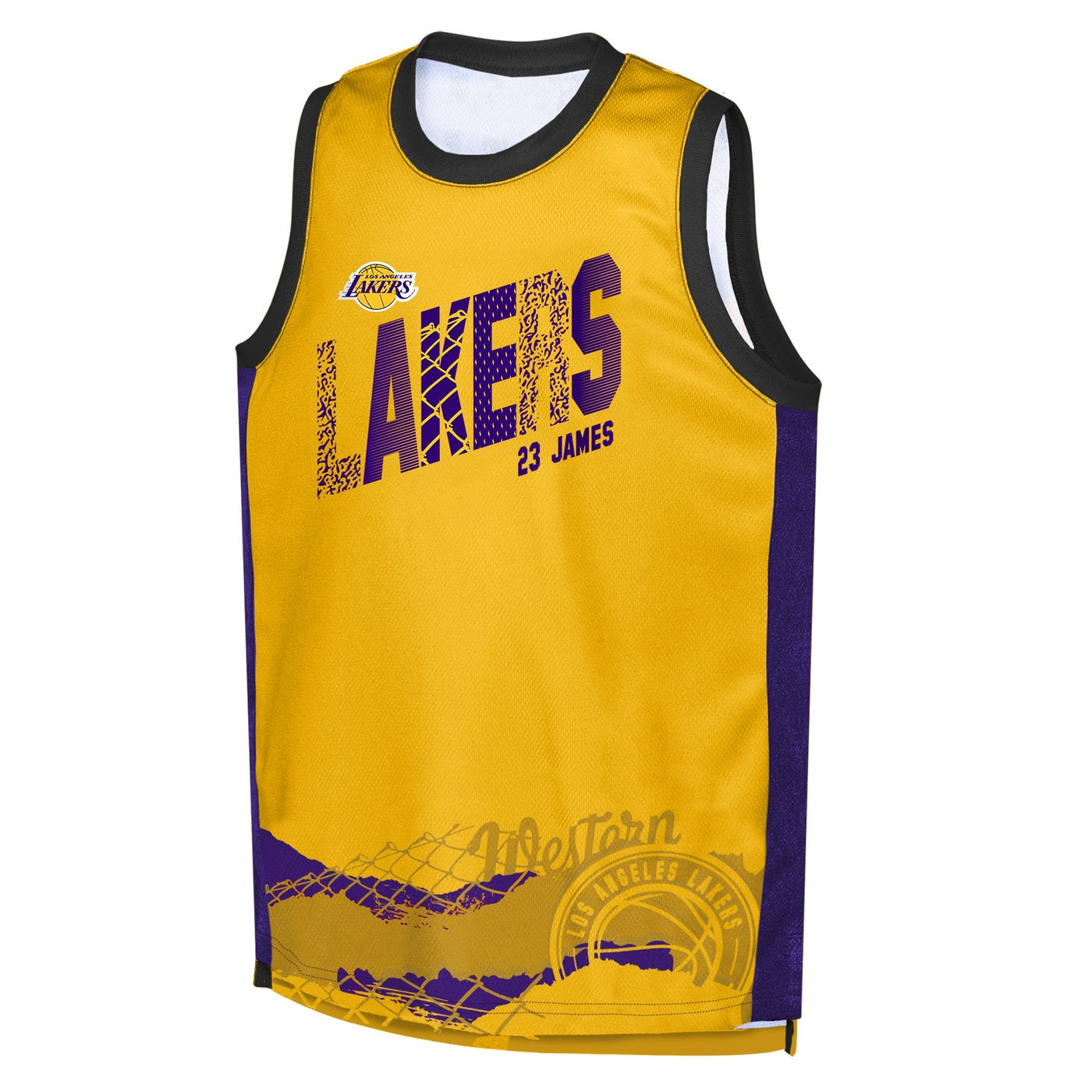 Mens Los Angeles Lakers Lebron James Fast Break Shooter Top