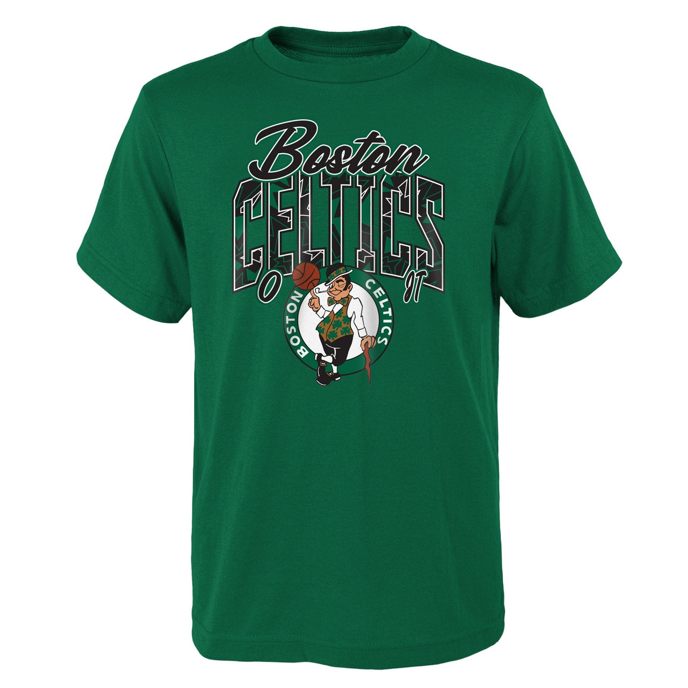 Mens Boston Celtics Jayson Tatum Tri-Ball T-Shirt