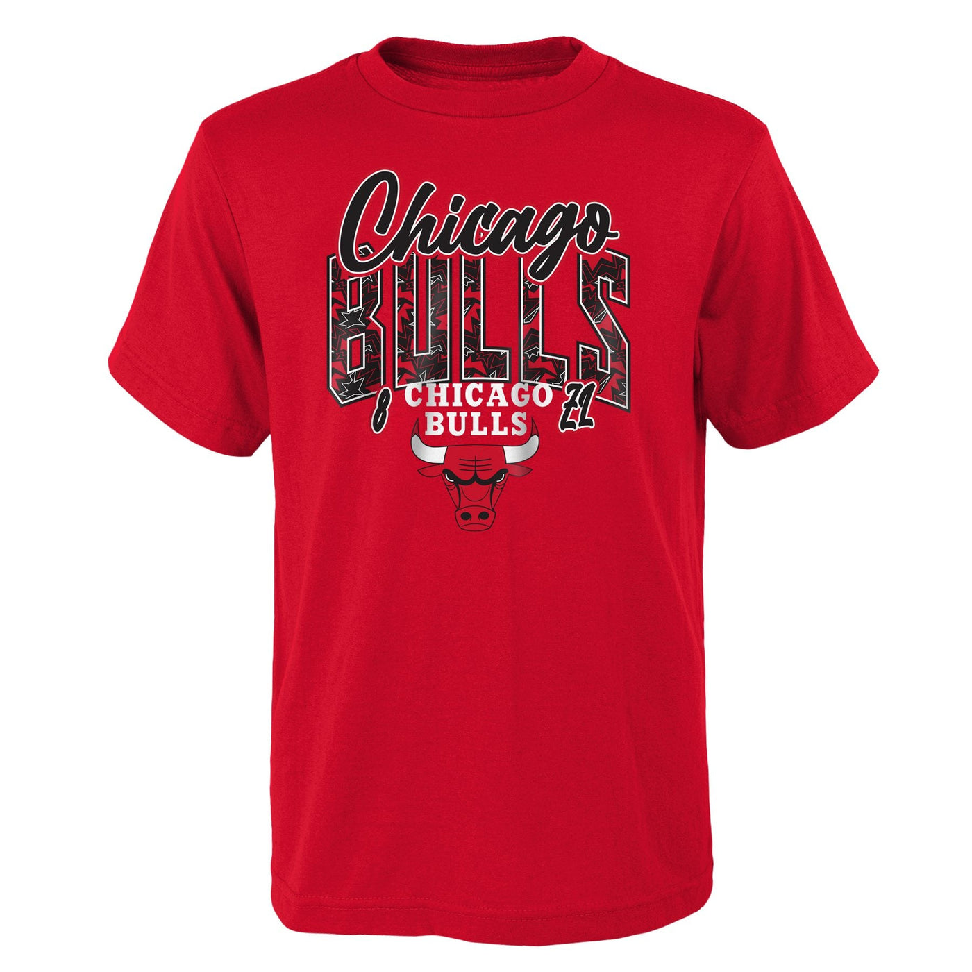Mens Chicago Bulls Zach Lavine Tri-Ball T-Shirt