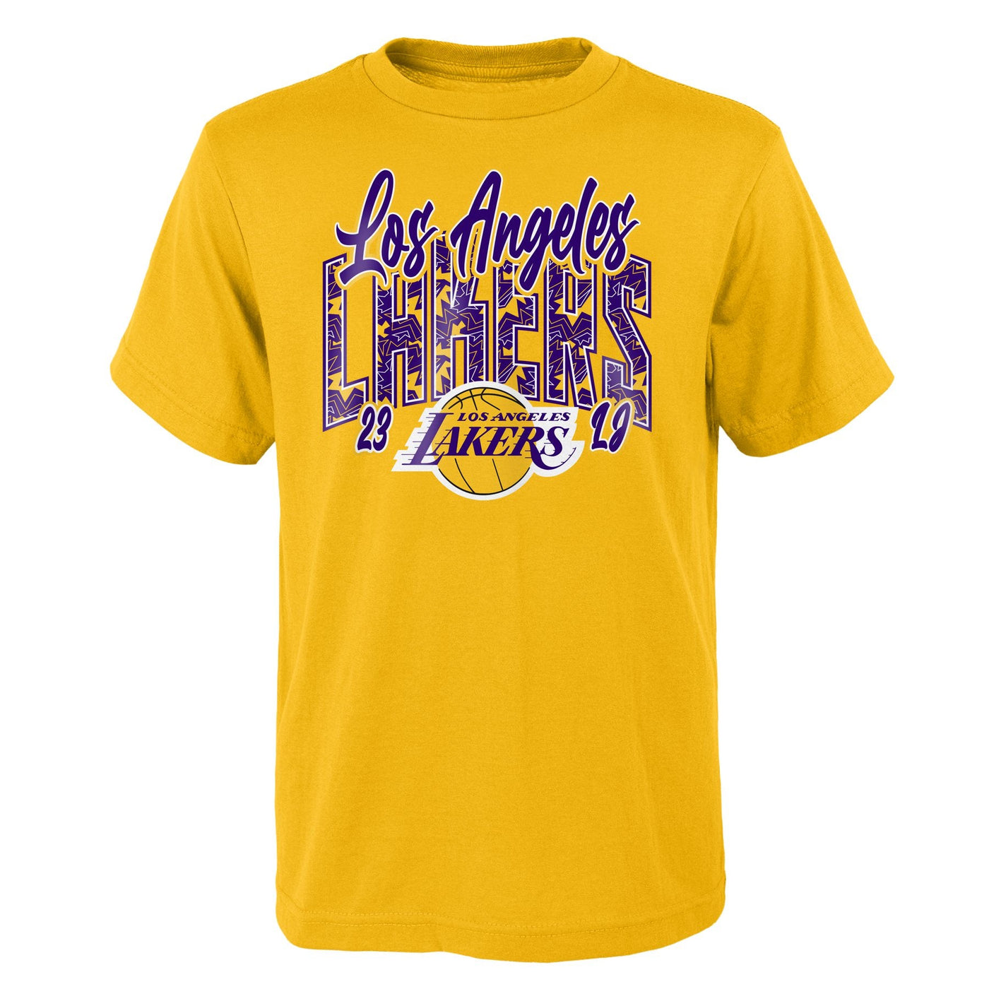Mens Los Angeles Lakers Lebron James Tri-Ball T-Shirt