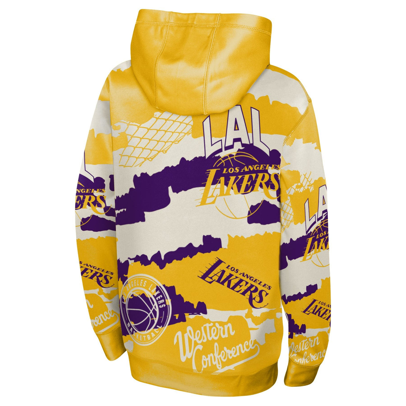 Mens Los Angeles Lakers Lebron James Over The Limit Hoodie