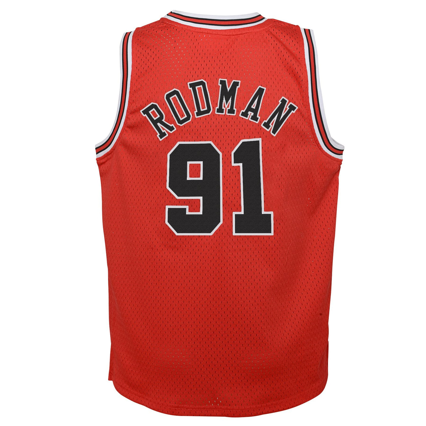 Junior Chicago Bulls Dennis Rodman Swingman Road Jersey