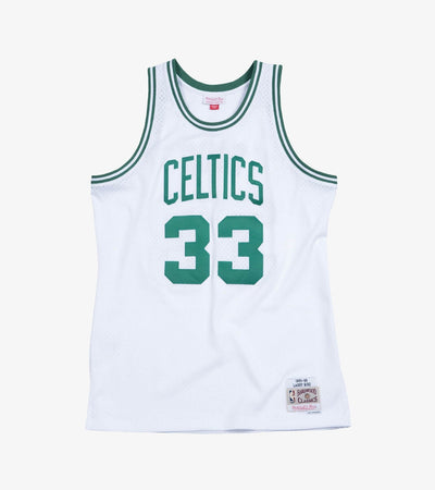 Mens Boston Celtics Larry Bird 85 Swing Home Replica Jersey