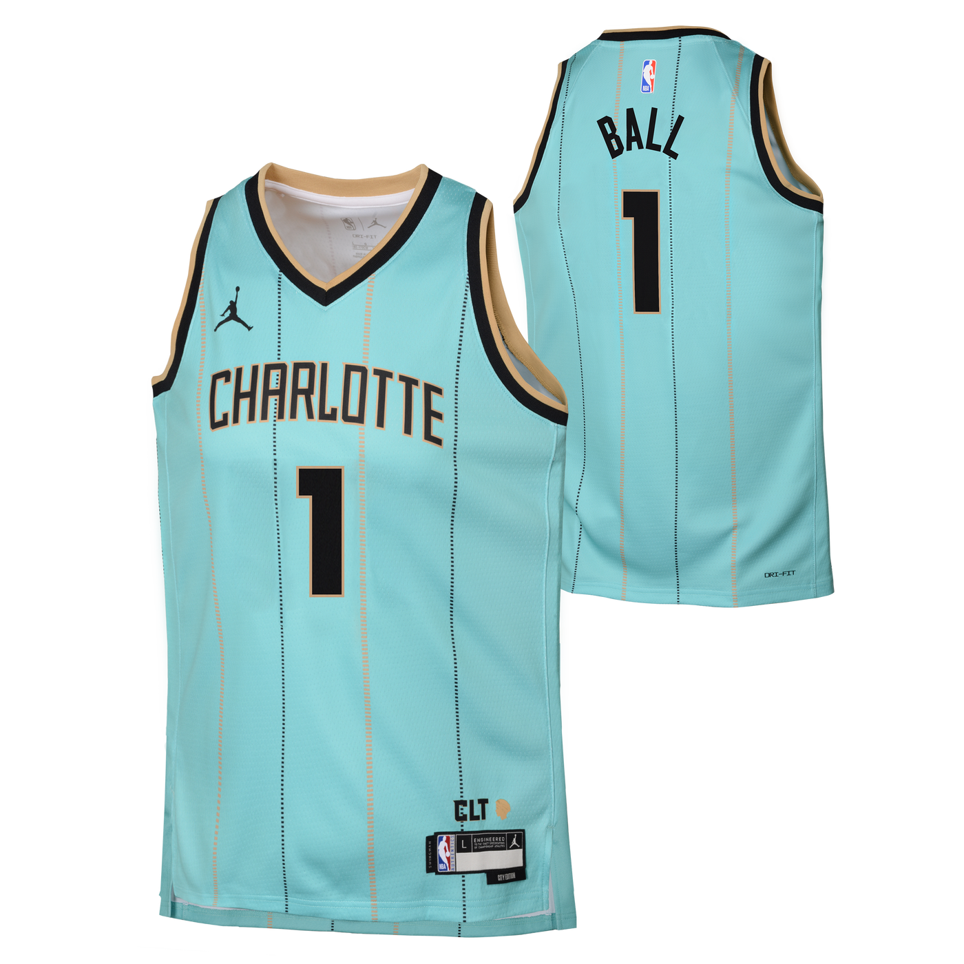 Boys Charlotte Hornets Lamelo Ball CE 24 Jersey