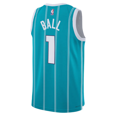 Junior Charl. Hornets Lamelo Ball Icon Swingman Replica Jersey