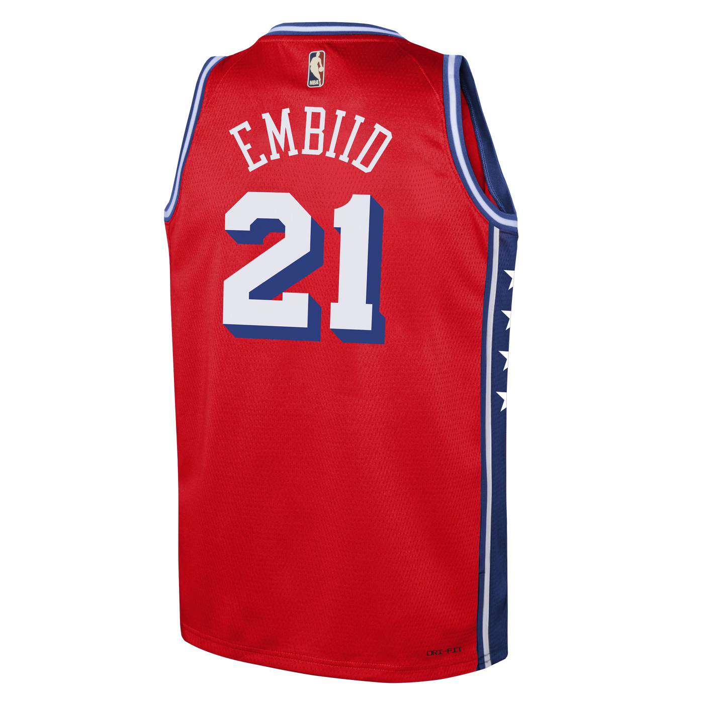 Junior Philadelphia 76Ers Joel Embiid Statement Replica Jers