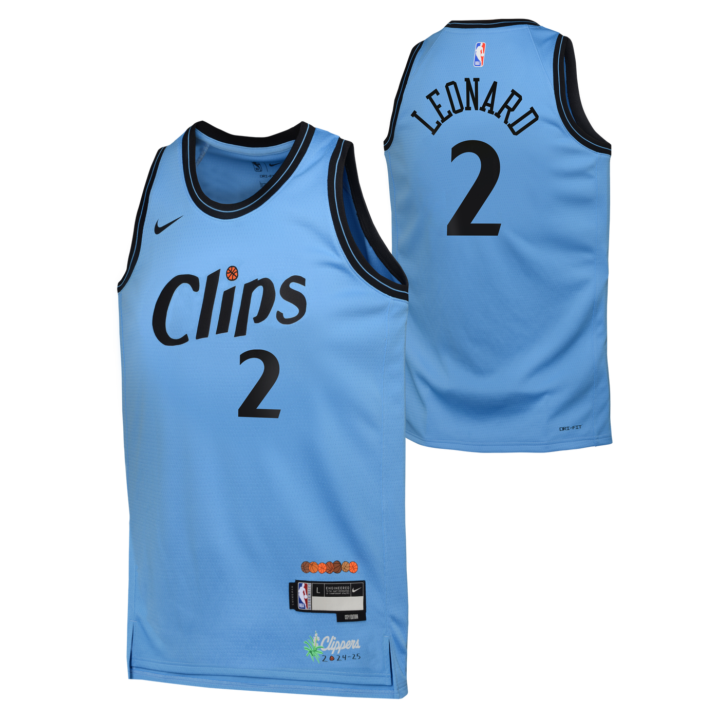 Boys Los Angeles Clippers Kawhi Leonard CE 24 Jersey