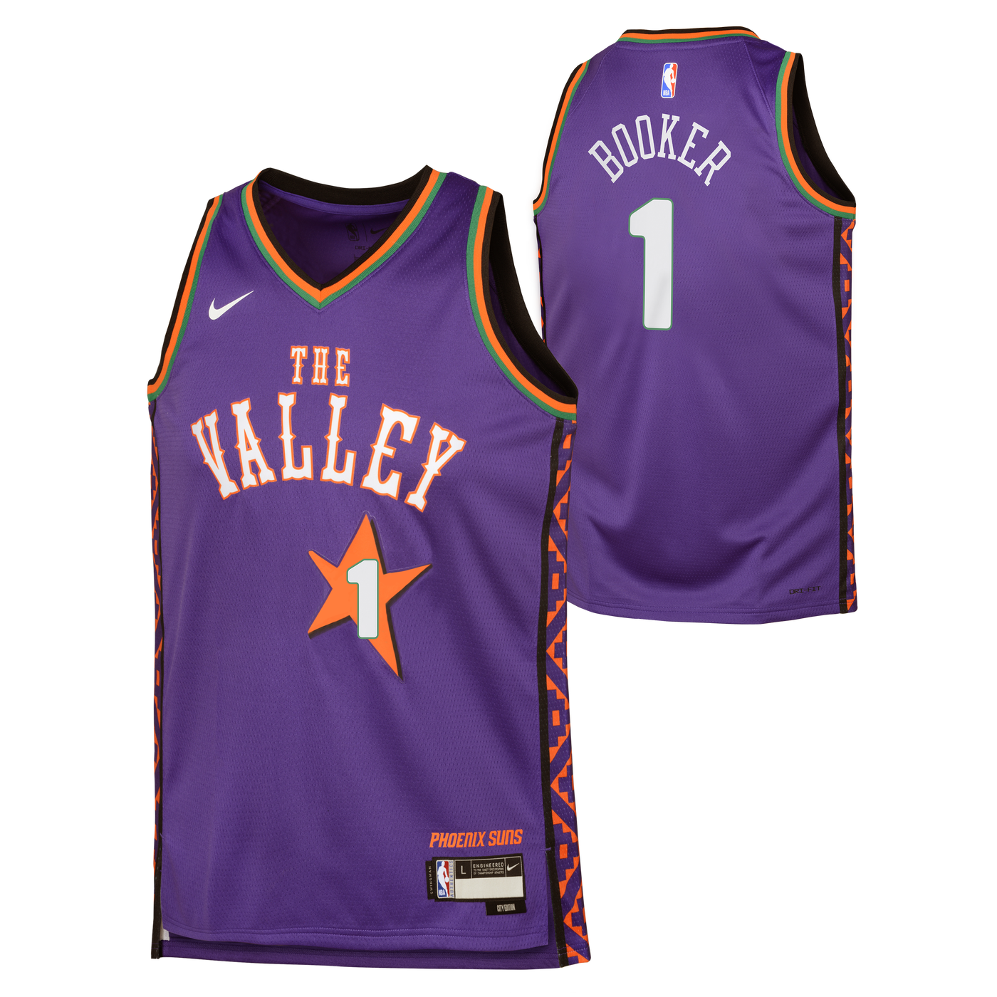 Boys Phoenix Suns Devin Booker CE 24 Jersey