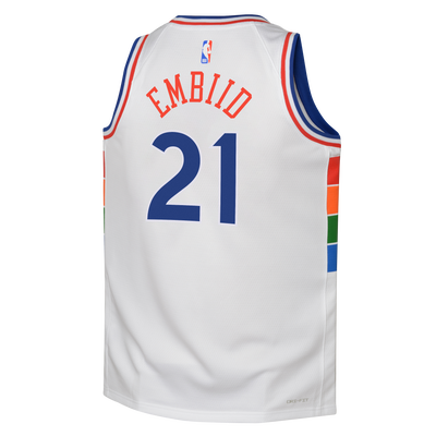 Boys Philadelphia 76Ers Joel Embiid CE 24 Jersey