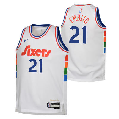 Boys Philadelphia 76Ers Joel Embiid CE 24 Jersey