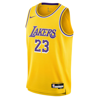 Junior Los Angeles Lakers Lebron James Icon Swingman Replica Jersey