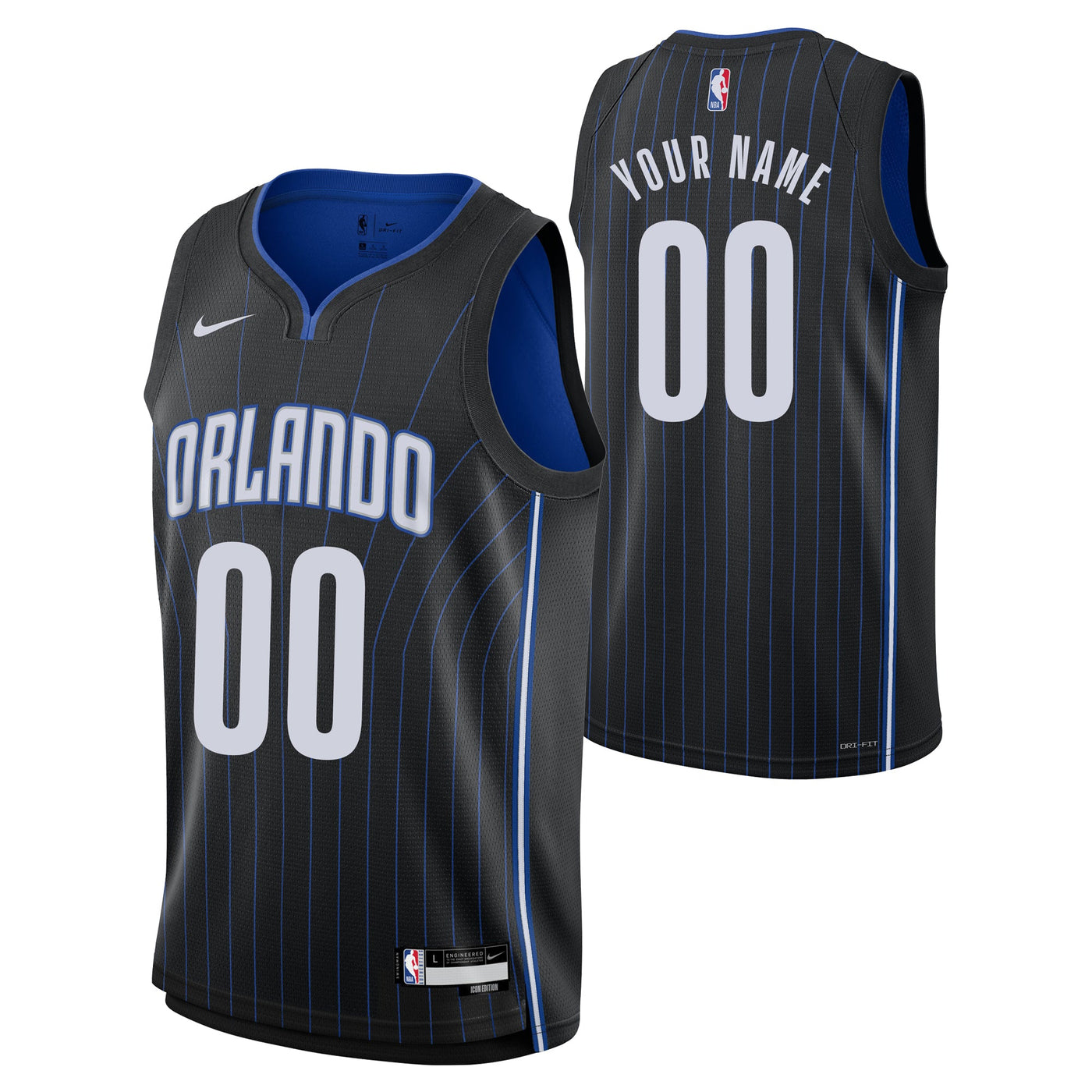 Junior Orlando Magic Blank Icon Swingman Replica Custom Jersey