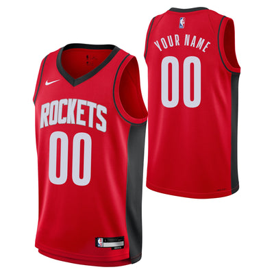 Junior Houston Rockets Blank Icon Swingman Replica Custom Jersey