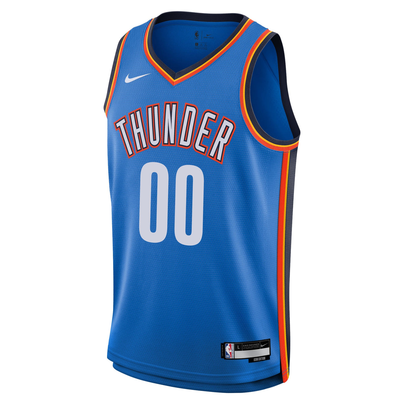 Junior Okl City Thunder Blank Icon Swingman Replica Custom Jersey