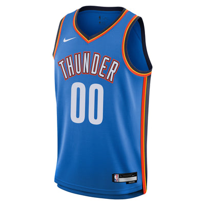 Junior Okl City Thunder Blank Icon Swingman Replica Custom Jersey