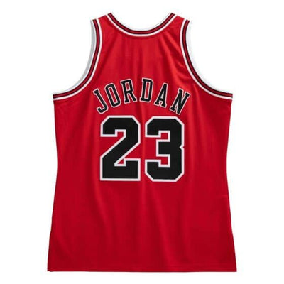 Mens Chicago Bulls 97-98 Michael Jordan Authentic Replica Je