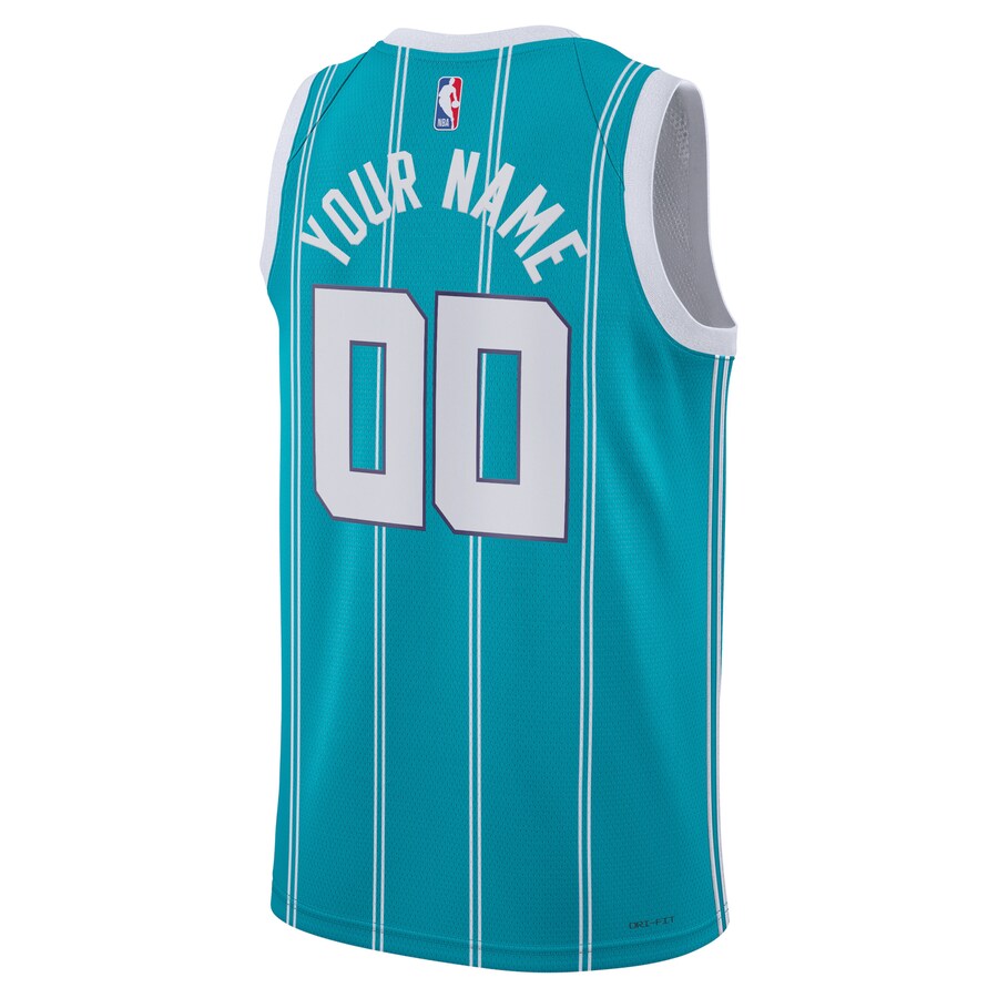 Junior Charlotte Hornets Blank Icon Swingman Replica Custom Jersey