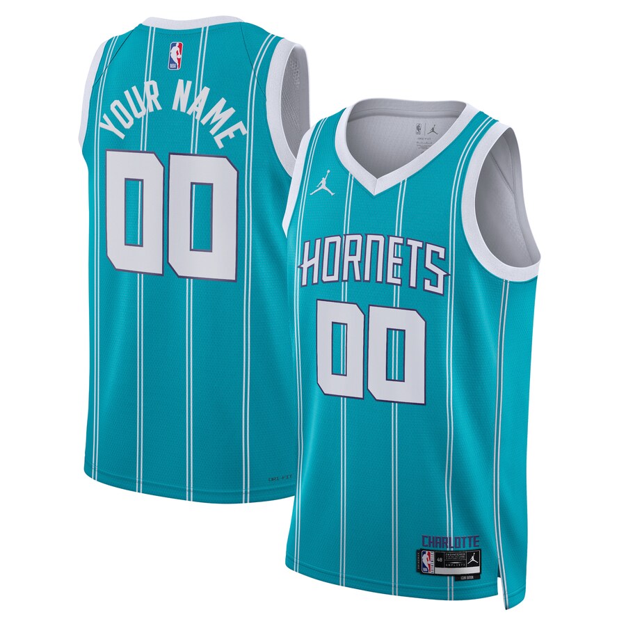 Junior Charlotte Hornets Blank Icon Swingman Replica Custom Jersey