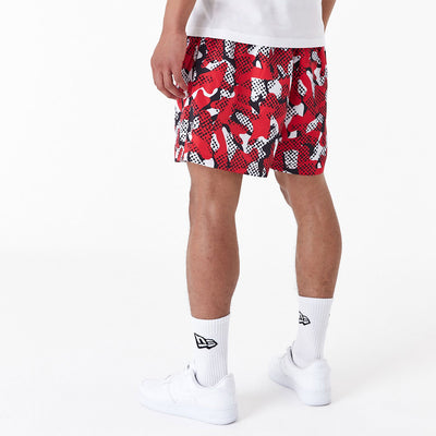 Mens Chicago Bulls Team All Over Print Shorts