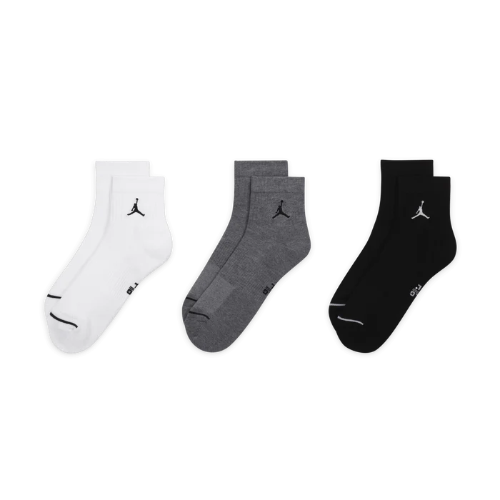 3 Pack Jordan Everyday Cushioned Ankle Socks