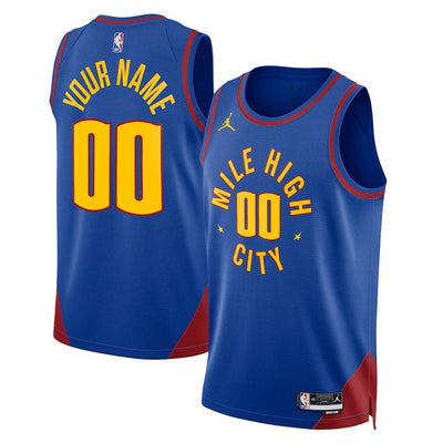 Boys Denver Nuggets Blank Statement Swingman Replica Jersey