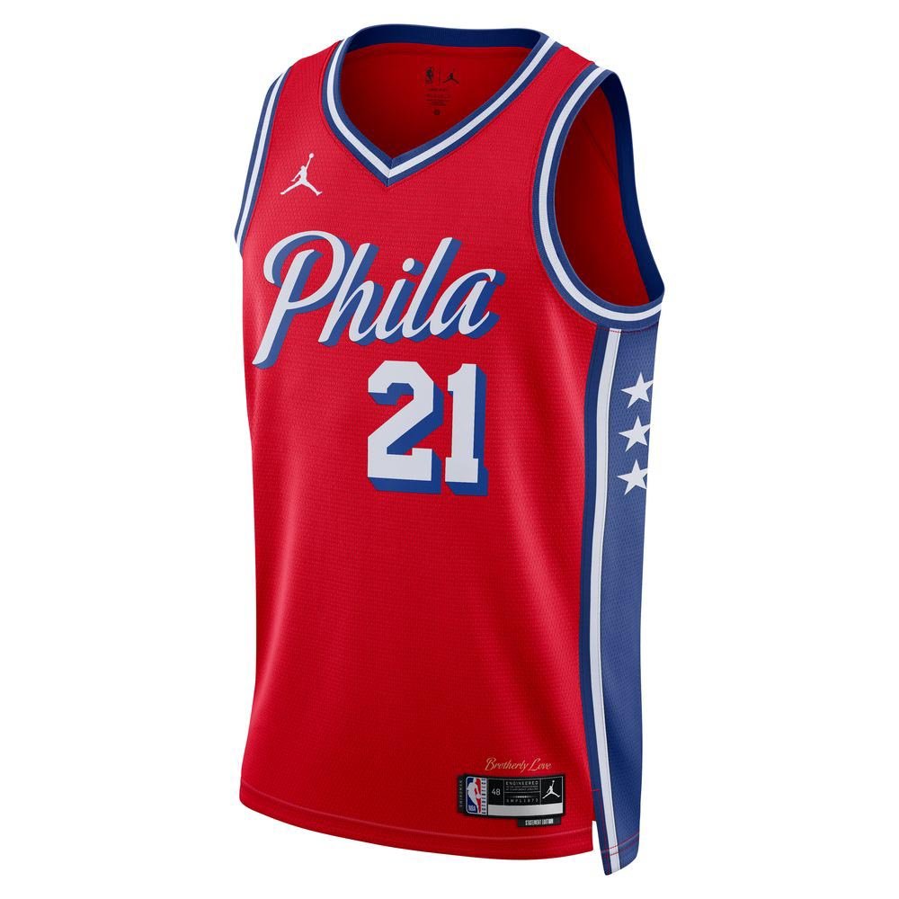 Mens Philadelphia 76Ers Joel Embiid Statement Replica Jersey