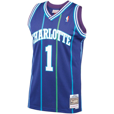 Mens Charlotte Hornets Muggsy Bogues 94 Replica Jersey