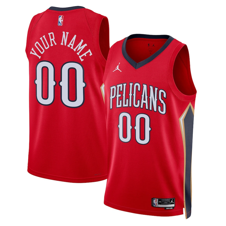 Boys New Orleans Pelicans Blank Statement Swingman Replica Jersey