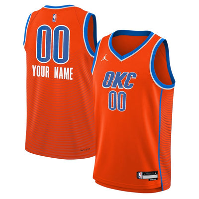 Boys Oklahoma City Thunder Blank Statement Swingman Replica Jersey