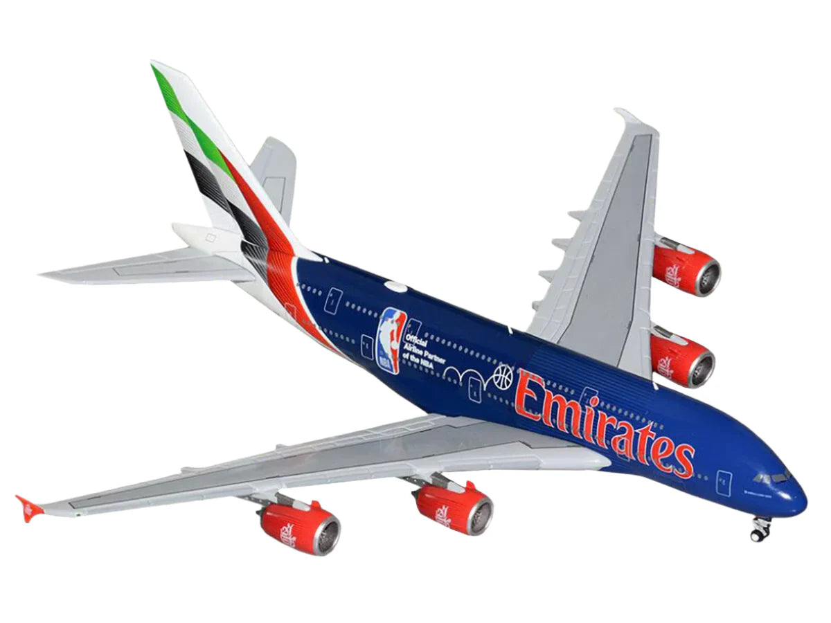 Emirates x NBA A380 1/400 Scale Aircraft Model